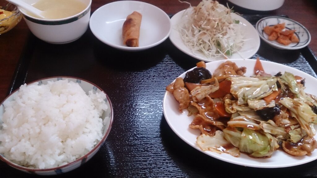 華縁八宝菜定食