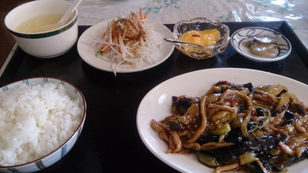 華縁日替わり麻婆茄子定食