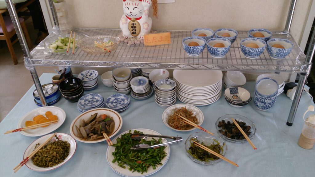野の花庵バイキング料理