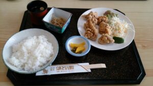 まとい寿司から揚げ定食